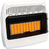 OEM Infrarot-Wandheizer 30.000 BTU, Erdgas, Weiß, 1.000 m²