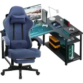 Selius Gamestoel – Bürostuhl – Gaming-Stuhl – Verstellbare Rückenlehne – Mit 360° schwenkbarer Sitzfläche