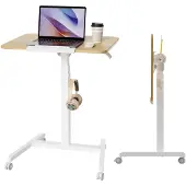 OEM Höhenverstellbarer Laptopwagen mit Rollen, 65x48 cm, neigbar
