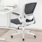 Selius Bürostuhl - Ergonomischer Stuhl - Computerstuhl - Kanzleistuhl - Klappbare Armlehnen