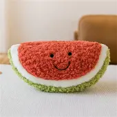 Champracer Plüschtier Wassermelone 25 cm Stofftier Kissen Spielzeug Geschenk