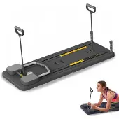 Selius Fitness-Board 6-in-1 – Bauchmuskelrolle – Pilates-Board – Widerstandstrainer – Core-Trainer – Klappbar