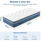 Selius Hybrid-Matratzen mit Taschenfedern und m Euro-Top