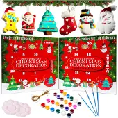 OCreon DIY-Dekorationen: Adventskalender 2024 – Bemalen Sie Ihren eigenen