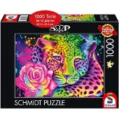 Sonstige Verlage Schmidt Spiele 58514 Sheena Pike Regenbogen-Leopard Puzzle, 1.000 Teile, 1000 Stück(e), Tiere, 12 Jahr(e)