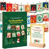 HOWAF Adventskalender mit Achtsamkeitsübungen – Adventskalender zum Anbringen von Dekorationen, Artikelnummer: l