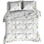EL-TEX Flanelbettwäsche 160x200 Pastellwiese 100% Baumwolle