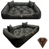 Dogs 4 Life Dogs4life BASIC Robustes Pikiertes Hundebett 75x65cm