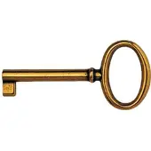 METAL GROUP SCHLÜSSEL FÜR MÖBEL, Modell '33706', 34x73 mm - Hochglanzverchromt