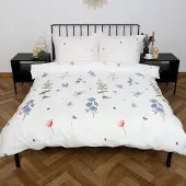 Andropol PREMIUM Garden Bettwäsche-Set Baumwollsatin 200x220