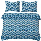 Piruu Bettwäsche-Set 220x200 cm Baumwollsatin moderne Muster