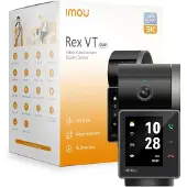 IMOU Rex VT Pro, IP-Sicherheitskamera, Drinnen, Kabellos, 50 m, Tisch/Bank, Schwarz