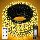 Dripio LED-Lichterkette 40 m, 400 LEDs, IP44, warmweiß, 8 Modi, Timer