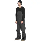 Volcom - Wasserfeste und atmungsaktive Snowboard-Latzhose &ndash; Herren &ndash; Roan Bib Overall - Roan Bib Overall Dark Grey für Herren - Größe L -