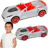 Teddies Sportwagen Cabrio buntes Auto solide Konstruktion 6115
