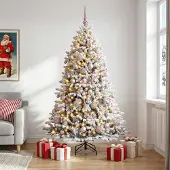 Syfax Künstlicher Weihnachtsbaum mit Kugel 210 cm 300 LEDs