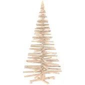 Syfax Holz Weihnachtsbaum KOTKA 150 cm Massives Kiefernholz Natürlich