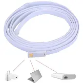 Dripio LED-Campinglichtschlauch USB, wasserdicht, 120 cm, weiß