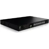 Level One EFB GEP-2861 28-Port L2 Managed Gigabit-PoE-Switch,4x Gigabit SFP 24x PoE-Ports GEP2861