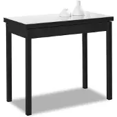 OEM Klappbarer Küchentisch, Weiß, 80 x 40 bis 80 x 80 cm