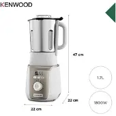 Kenwood Heizmixer – SOUPEASY+ – CBL30.000CP – 1000 W – 1,75 l – 4 Programme – Champagner