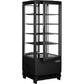 Saro Kühlvitrine mit Doppeltür, SC 100 DT schwarz