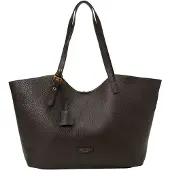 Marc O'Polo Leder Schultertasche Palma Shopper Burnt Coffee dunkelbraun