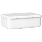 Riess Vorratsbehälter Emaille Serve + Store | Weiß 23x15x7cm : Weiß 23x15x7cm Ausführung: Weiß 23x15x7cm