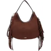 L.credi Schultertasche Umhängetasche Sadira Hobo Bag Chocolate braun
