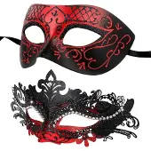 Generisch Maske für Paare, Karnevalsdekorationen, venezianische Masken für Damen