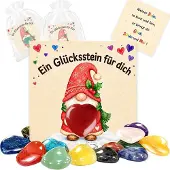 Generisch Glücksstene für Kinder – Set mit 16 Stück – Füllung für Adventskalender – Weihnachtsgeschenke