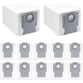 Dripio 12 Staubsaugerbeutel für Roborock Q Revo, 2,7 l Kapazität