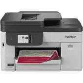 Brother Tintenstrahl Multifunktionsdrucker MFC-J5010DW, 4-in-1, Auto-Duplex/Mobildruck, 1 x 250-Blatt Papierkassette, USB/LAN/WLAN, bis A4, grau/weiß