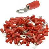 Trytyt Isolierter Ringkabelschuh 1/5 rot (100 Stk.)