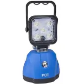 Pce 450020 Handleuchte LED 5x3W Akku m. Magnet blau