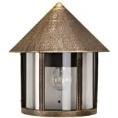 ALBERT LEUCHTEN 653222 Wandleuchte Typ Nr. 3222 - Farbe: braun-messing, für 1 x Lampe, E27