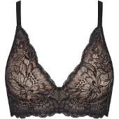 Triumph Bügelloser BH "Amourette Charm", Damen, Gr. 75, Cup D, schwarz, Spitze, Obermaterial: 70% Polyamid, 30% Elasthan, gemustert, BHs Bügelloser BH, Stretch-Spitze