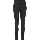 Vila Skinny-fit-Jeans "VISARAH RW SKINNY JEANS BLK BUB00-NOOS"