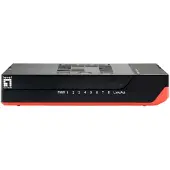 Level One GSW-0807 8-Port Gigabit Ethernet Desktop Switch ”Black Edition” GSW0807