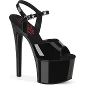 Pleaser PASSION-709 Damen Sandale von , Schwarz Glanz , EU 41, US 11