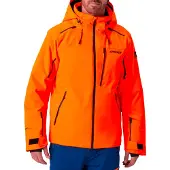 Spyder Leader Herren Skijacke mit abnehmbarer Kapuze orange XL
