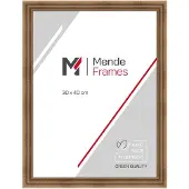 MendeFrames Bilderrahmen Massivholz Landhaus Eiche 50x70 cm H410