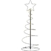 vidaXL LED Weihnachtsbaum 100 LEDs Warmweiß 150 cm