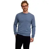 Falke Strickpullover "Pure Cashmere", Herren, Gr. XXXL, light denim (6660), Pullover Strickpullover
