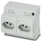 Phoenix Contact 0804144 Doppelsteckdose EO-N/UT/LED/DUO EONUTLEDDUO - 2 Stück