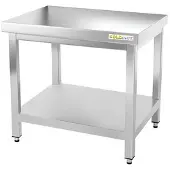 GOLDINOX Arbeitstisch aus Edelstahl, Unterbau, 600 x 600 mm, -