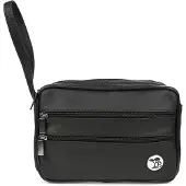 Beltimore Herren Lederhandtasche für Dokumente, Premium Kosmetiktasche,