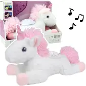 Wisam Plüsch Einhorn Schlafendes Kuscheltier Projektor Sound