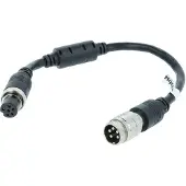 VHBW Netzteilkabel kompatibel mit Honeywell CV61 Industrie-Computer - Stromkabel, 34 cm