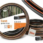 Home Markt24 Carat-Schlauch, Schwarz-Orange, 30 M